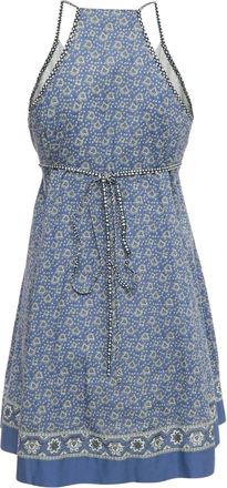 Chlo&eacute; Abito corto con stampa - Blu