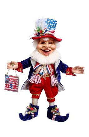 Mark Roberts God Bless The USA Elf, Medium in Red at Nordstrom