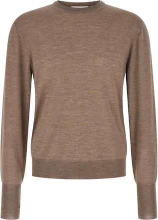 Maryya Grey Crew-Neck Sweater