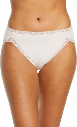 Natori Bliss Cotton French Cut Briefs in Pink Pearl at Nordstrom, Size Xx-Large