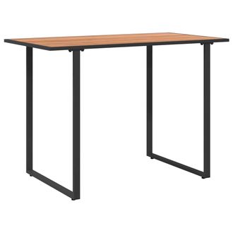 vidaXL Mesa De Jard&iacute;n Marr&oacute;n 100 X 55 X 70 Cm Acero Y Dpc Vidaxl