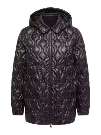 Moncler MIDI BALETTE DOWN JACKET WITH GEOMETRIC QUILTING - Moncler - Woman