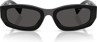 Miu Miu Sunglasses Mub04 S 16 K08 Z Black/Dark Grey Women