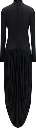 Magda Butrym Abito a collo alto - Nero