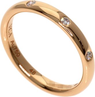 Van Cleef & Arpels Pink Gold (18K) Band Ring (Pre-Owned)