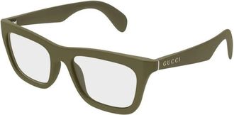 Gucci Optical Frame - Heren - Brillen - Groen - 53 MM - Accessoires