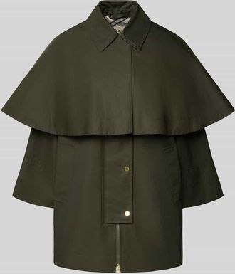 Barbour Relaxed Fit Funktionsmantel aus Baumwoll-Mix Modell FIA in Oliv, Gr&ouml;&szlig;e 34