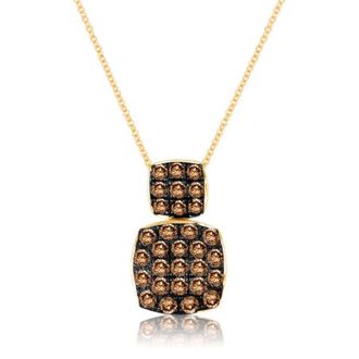 Le Vian Ladies Chocolate Diamond Necklaces set in 14K Honey Gold