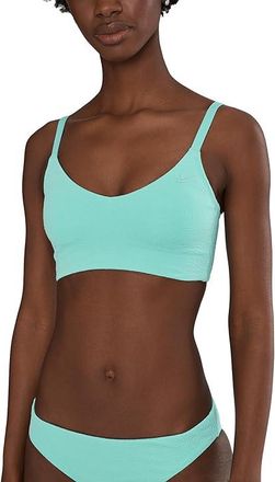 Nike Line Wave Jacquard V Neck Midkini Womens Clothing Bleached Turquoise : XS, Polyester/Spandex