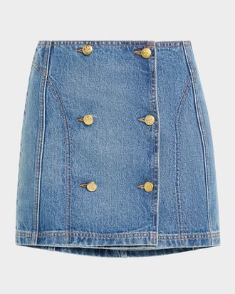 Ulla Johnson The Clara Denim Mini Skirt