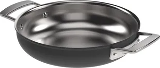 Demeyere Black 5, 9.5 Inch Ceramic Frying Pan with Double Handles