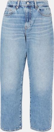 AG - Adriano Goldschmied Jeans cropped Florence a vita media