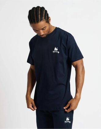 Money Clothing Mens Lounger Ape Tee - Navy - Size: 38