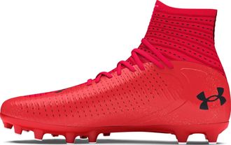 Under Armour Mens Highlight 2 Mc Knit Football Cleats Shoes, Color Red (600), Size: 9 UK