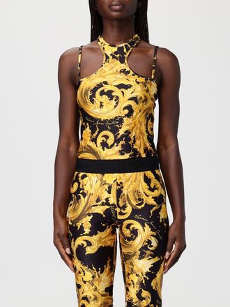 Versace Jeans Couture Printed Jersey Bodysuit