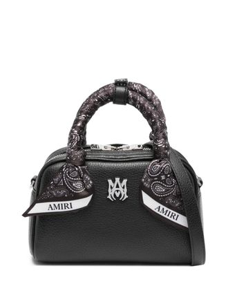 Amiri Bowlingtas met paisley-sjaal en handvat - Zwart