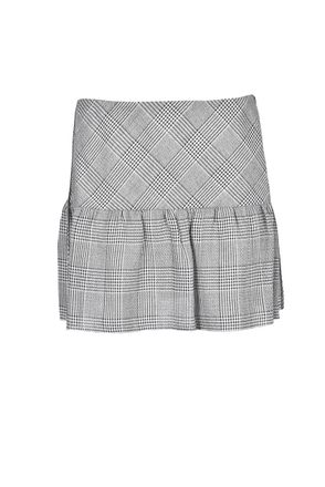 Alessandra Rich Mini Skirt - Black/White