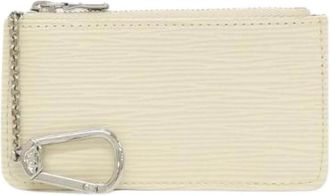 Louis Vuitton Pre-owned Epi Coin Key Case - Dames - Vintage Accessoires - Beige - ONE Size - Leer - Vintage
