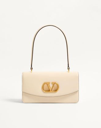Valentino Garavani Borsa Con Manico Valentino Garavani Vain In Vitello Lucido Donna BURRO UNI