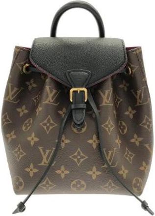 Louis Vuitton Pre-owned Montsouris Monogram Rugzak - unisex - Vintage Rugzakken - Bruin - ONE Size - Vintage