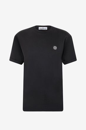 Stone Island Kurzarm-T-Shirt mit Compass-Patch 24113