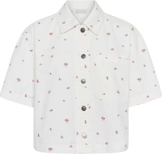 Kaffe KCflorina Shirt - - Blouses & Shirts - Donna - Bianco - S