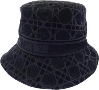 Dior Pre-owned Christian Hat - Dames - Vintage Accessoires - Zwart - ONE Size - Vintage