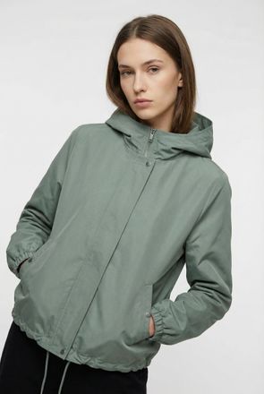 Only Parka ONLY ONLMONIC SPRING HOOD JACKET OTW ZL, Damen, Gr. XL, jadeite, Web, Obermaterial: 92% Polyester, 8% Nylon, unifarben, elastischer Bund, Jacken
