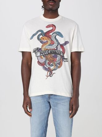 Just Cavalli T-shirt in cotone stampata Just Cavalli