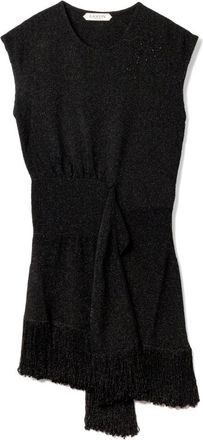 Lanvin Short Dresses, female, Black, M, Black Dresses Made in Italy