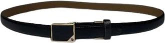Dior Pre-owned Snake-Embossed Belt - Dames - Vintage Accessoires - Zwart - ONE Size - Leer - Vintage