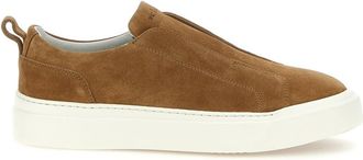 Kiton Brown Suede Sneakers