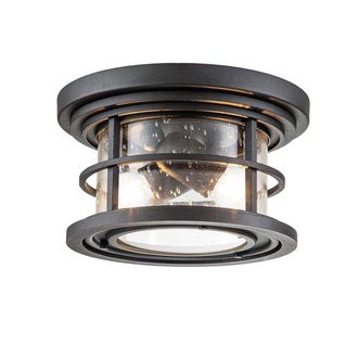 Netlighting Feiss Lighthouse Outdoor Flush Textured Black IP44