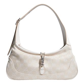 Gucci (WMNS) Gucci Jackie Slim Medium Shoulder Bag White 863137-FAFV4-9551