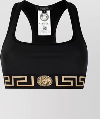 Versace greca racerback sports bra