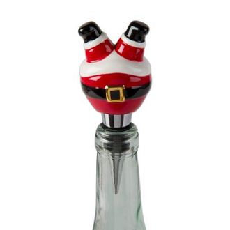 Tag Jolly Santa Bottle Stopper in Multicolored at Nordstrom