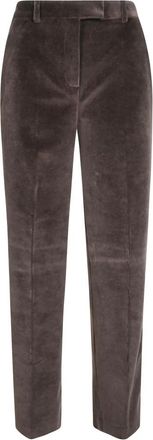 Circolo 1901 Pantalone Diritto Velluto Liscio - Dames - Chinos - Bruin - XS - Broeken