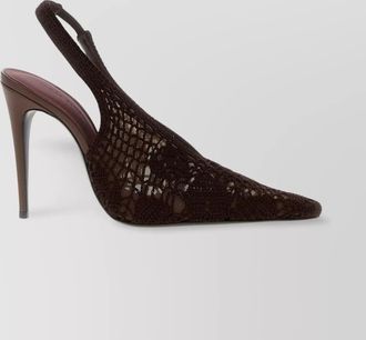 Magda Butrym crochet slingback pumps