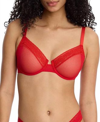 Skarlett Blue Womens Lust Balconette Underwired Bra In Holly