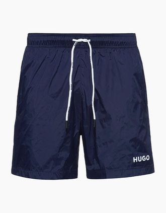 HUGO BOSS Mens Haiti Quick Drying Swim Shorts - Navy - Size: 32/30/31