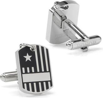 Cufflinks Inc. Antiqued Silver Military Tag Cuff Links at Nordstrom