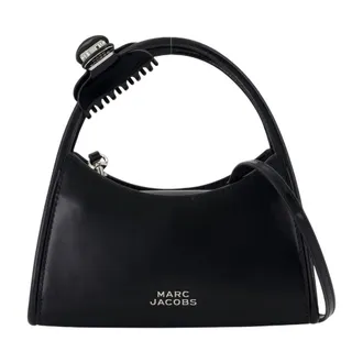 Marc Jacobs Womens Leather Crossbody Bag Black Cowhide