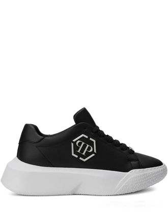 Philipp Plein Sneakers con applicazione - Nero