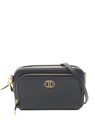 Dior 2010s Karo Double Pouch shoulder bag - Black