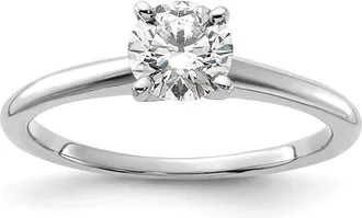 Diamond2Deal 14k Gold Lab Grown Diamond Engagement Ring 3/4Ct Clarity- VS Color- G-H