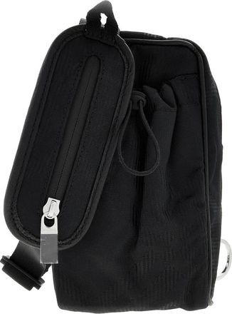 Burberry Check-Jacquard Zipped Mobile Phone Bag