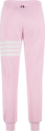 Thom Browne Womens Cotton Pique Trousers - Light Pink - Size EU 40 (Womens)