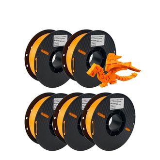 OEM Filamento Para Impresora 3d, 1,75 Mm De Di&aacute;metro, Acabado Brillante, 5 Kg, Color Naranja