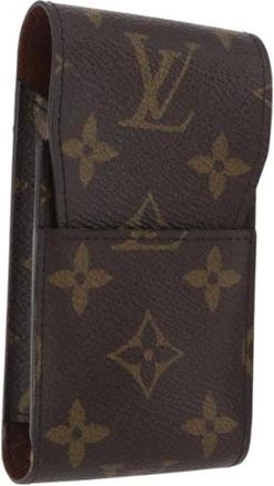 Louis Vuitton Pre-owned Bags, female, Brown, Size: ONE SIZE Pre-owned Cigarette Case