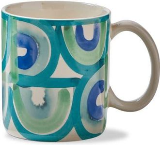 Tag Watercolor Arch Mug Green Multi Stoneware Everyday at Nordstrom